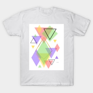 Geometric Art: Scattered T-Shirt